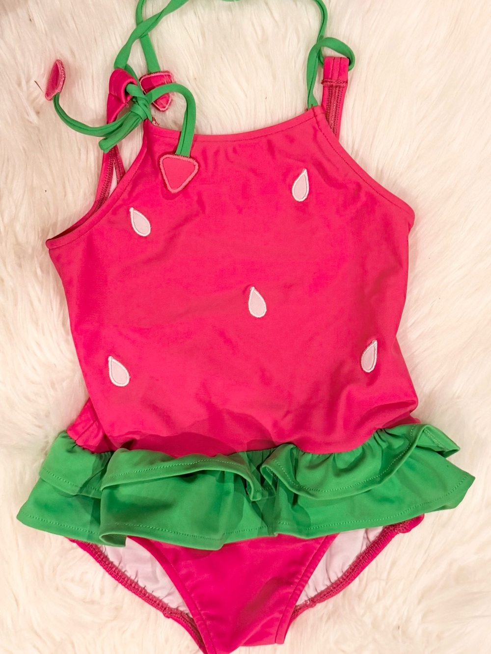 Florence Eisemen strawberry bathing suit